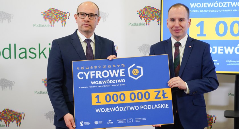 Usługi cyfrowe w województwie podlaskim rozwijają się bardzo szybko. Kolejne pieniądze na ten cel trafiły do regionu