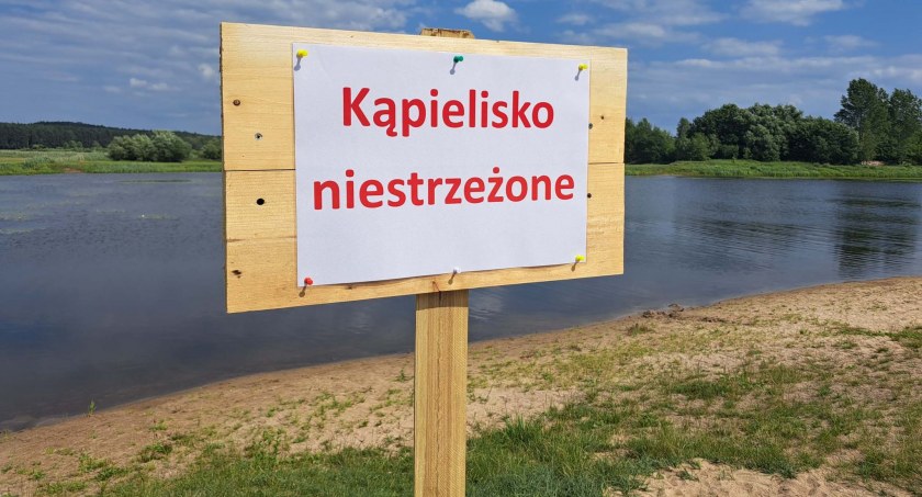 Plaża w Supraślu działa jako niestrzeżona. Powodem jest brak chętnych do pracy ratowników