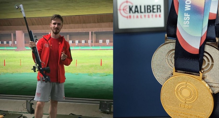 Michał Chojnowski z KS Kaliber Białystok przywiózł medal z mistrzostw