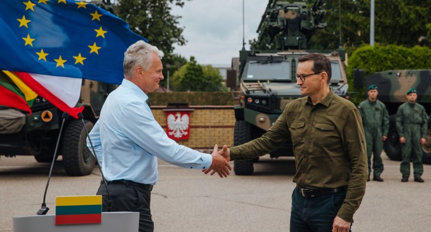 Mateusz Morawiecki: Granice wolnego świata zaczynają się od granicy Polski i Litwy