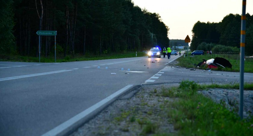 Sidra - Słomianka. Cztery ofiary śmiertelne wypadku, w tym dwoje dzieci