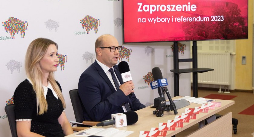 Do udziału w wyborach i w referendum zachęca marszałek województwa podlaskiego