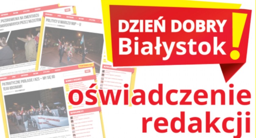 Oświadczenie Redakcji!!!