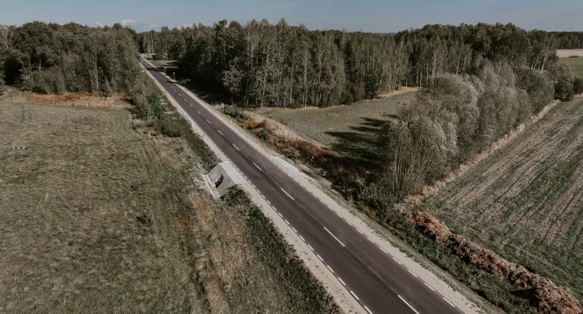 Przebudowana droga Drohiczyn – Dziadkowice już otwarta