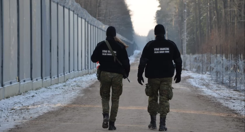 Strażnicy graniczni z Czeremchy musieli interweniować wobec nielegalnych migrantów