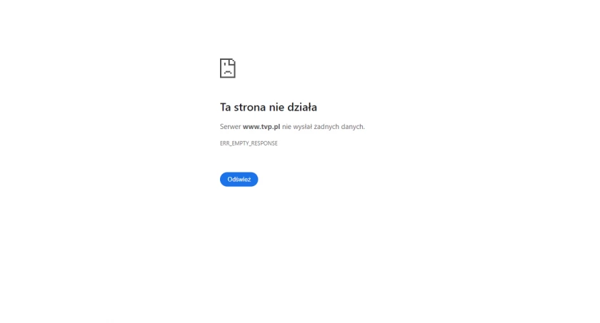 Nie tylko TVP Info. Nie nadaje również TVP3 Białystok. Będzie manifestacja