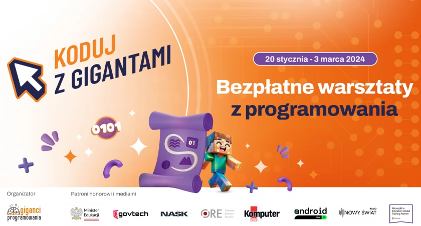 Podlaskie: darmowe warsztaty z programowania dla uczniów jeszcze tylko w lutym