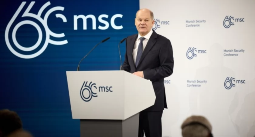 Scholz uważa, że Niemcy pomagają Ukrainie najbardziej z całej Europy, więc pytanie o przekazanie rakiet Taurus uważa za dziwne
