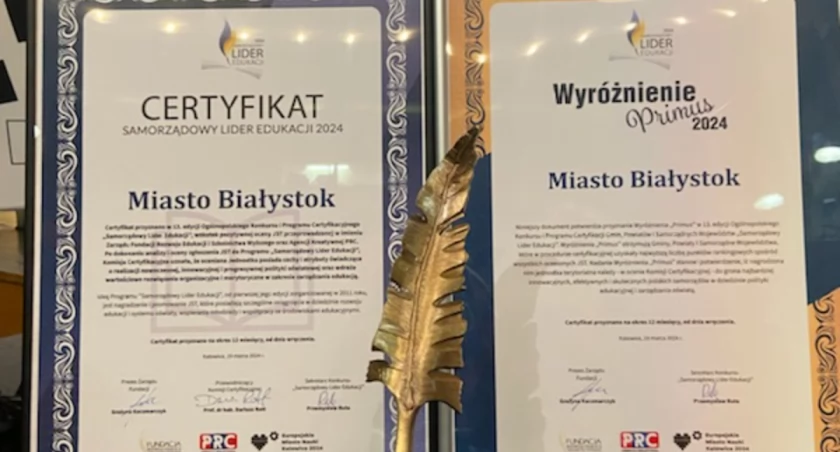 Białystok wyróżniony za potencjał edukacyjny