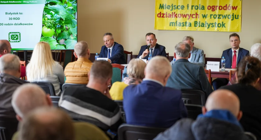 Działkowcy z Białegostoku mogą liczyć na Henryka Dębowskiego