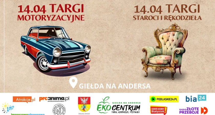 Targi motoryzacyjne, staroci i rękodzieła. W Białymstoku ruszają wydarzenia plenerowe