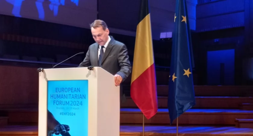 Radosław Sikorski w Grecji wezwał do zwiększenia wsparcia dla Kijowa