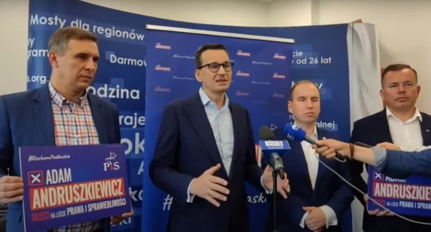 Morawiecki w Białymstoku: Rząd uprawia politykę przykrywania ważnych problemów [WIDEO]