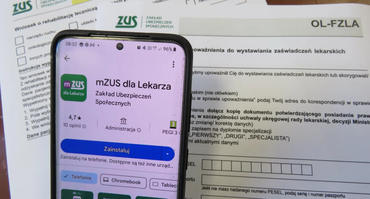 Ułatwienia dla lekarzy w wystawianiu zwolnień