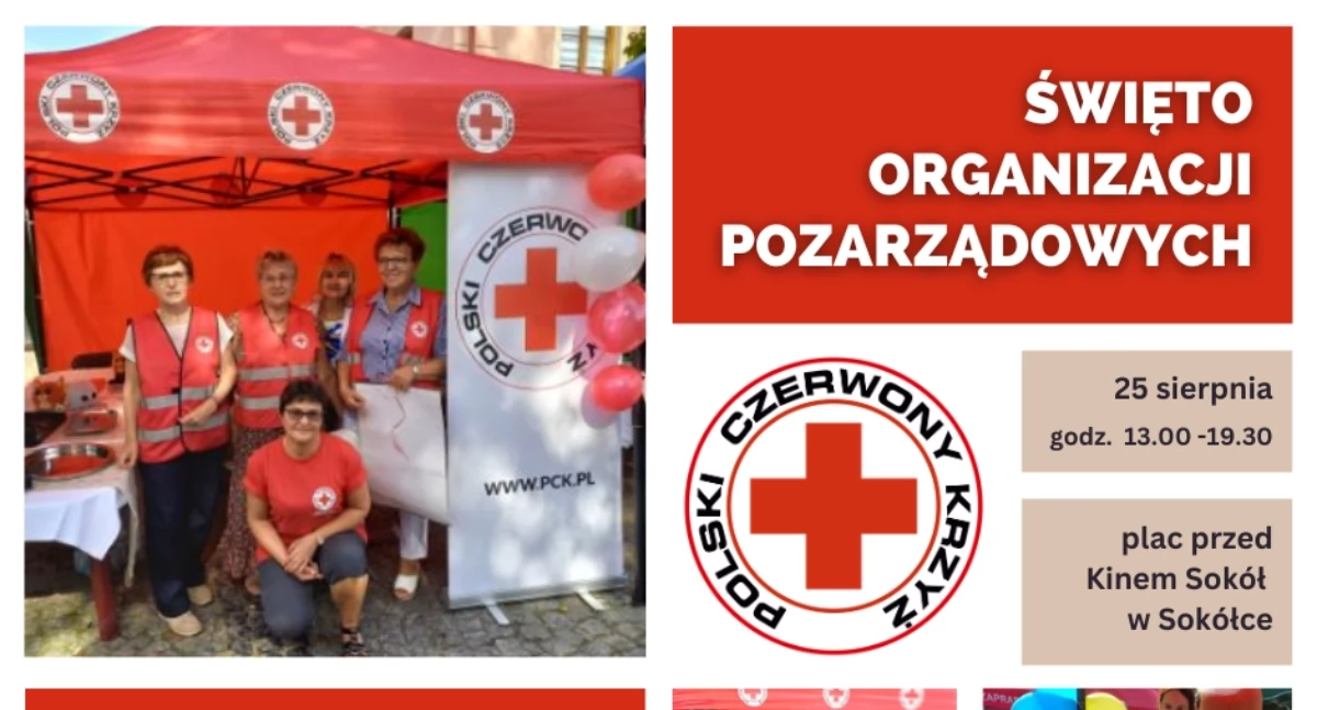 PCK zaprasza do Sokółki na festyn z okazji święta organizacji pozarządowych