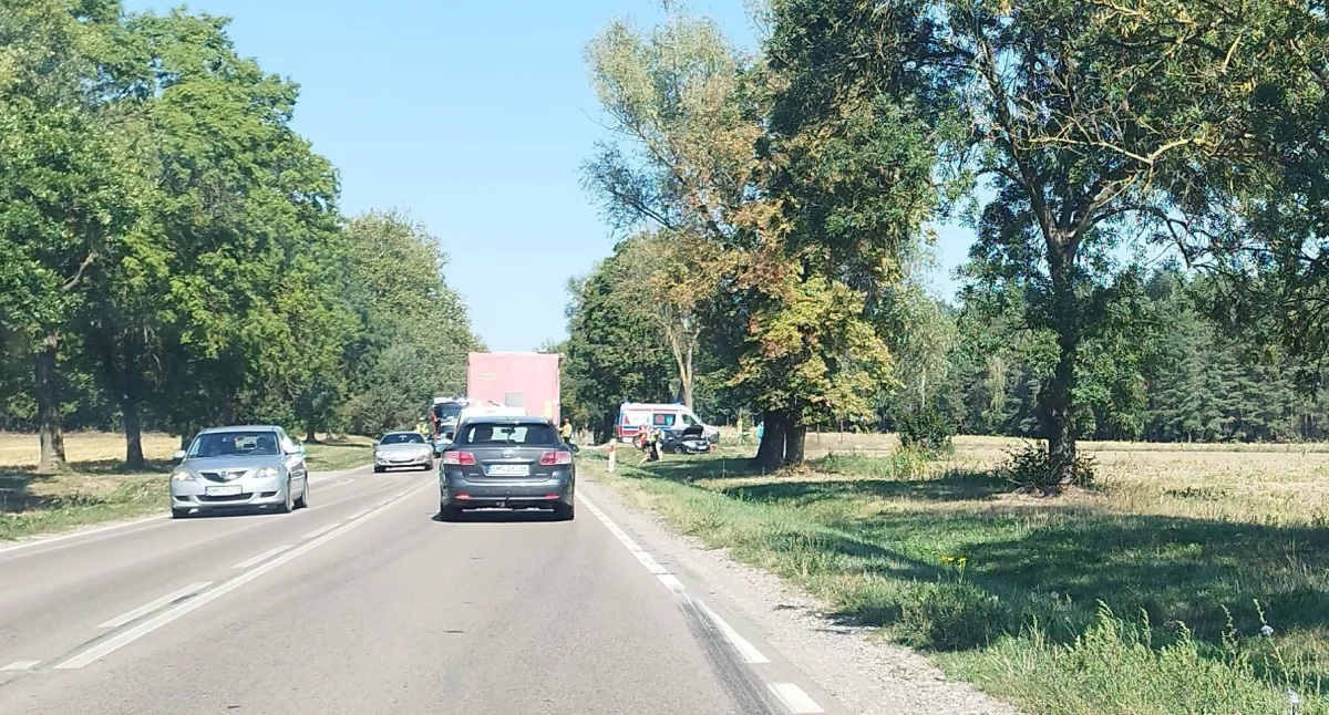 Kolejny wypadek w Dziękoniach w tym samym miejscu