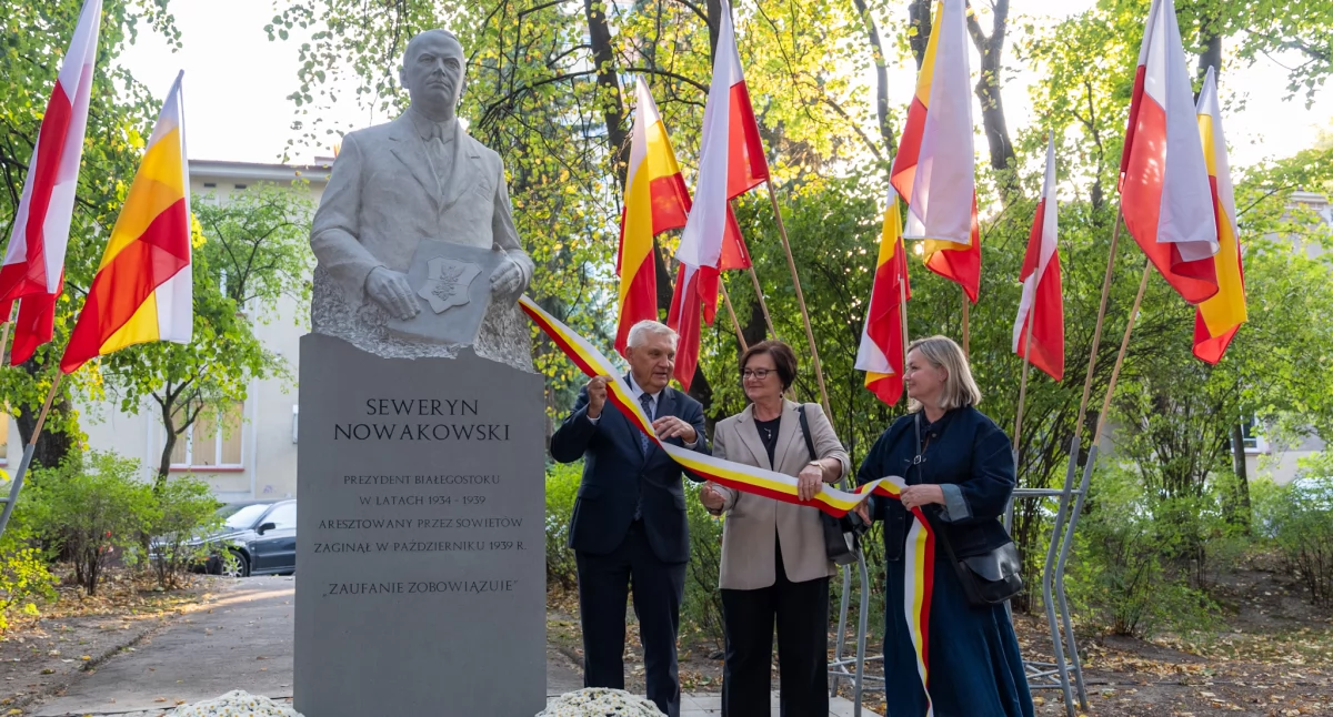 W Białymstoku odsłonięto pomnik Seweryna Nowakowskiego