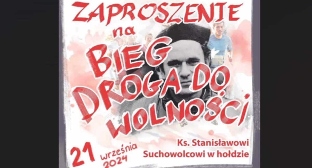 Bieg Droga ku Wolności już w sobotę na Dojlidach. To impreza poświęcona pamięci księdza Suchowolca 