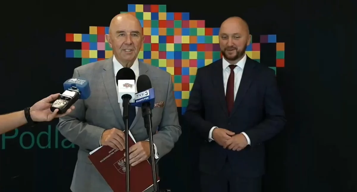 Przewodniczący Cieślukowski i marszałek Prokorym zapraszają na Sejmik. Na konferencji prasowej 
