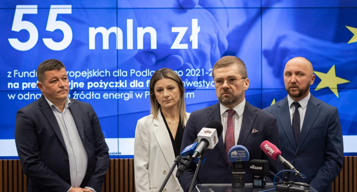 Ruszają unijne pożyczki dla podlaskich firm chcących inwestować w energię odnawialną