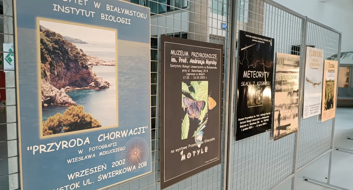Wspomnienie profesora Myrchy i działalność Uniwersyteckiego Centrum Przyrodniczego na jubileuszowych wystawach