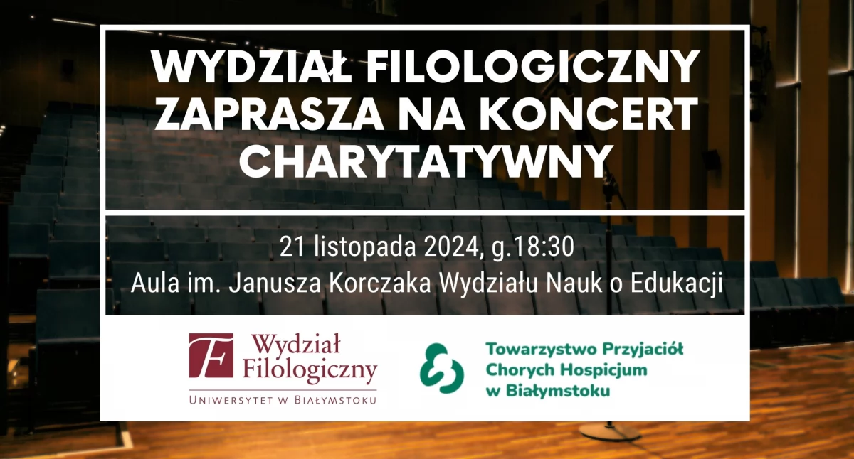 Koncert charytatywny na rzecz hospicjum w Białymstoku: dobra muzyka i moc pomagania