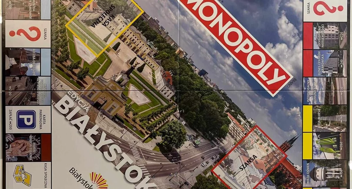 Nasze Monopoly: czyli Białystok bez cerkwi i Jagiellonii. Za to z centrum przesiadkowym