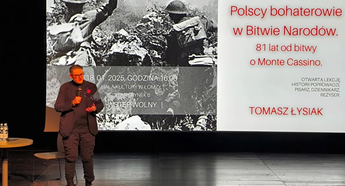 Wyjątkowa lekcja historii w łomżyńskiej Hali Kultury