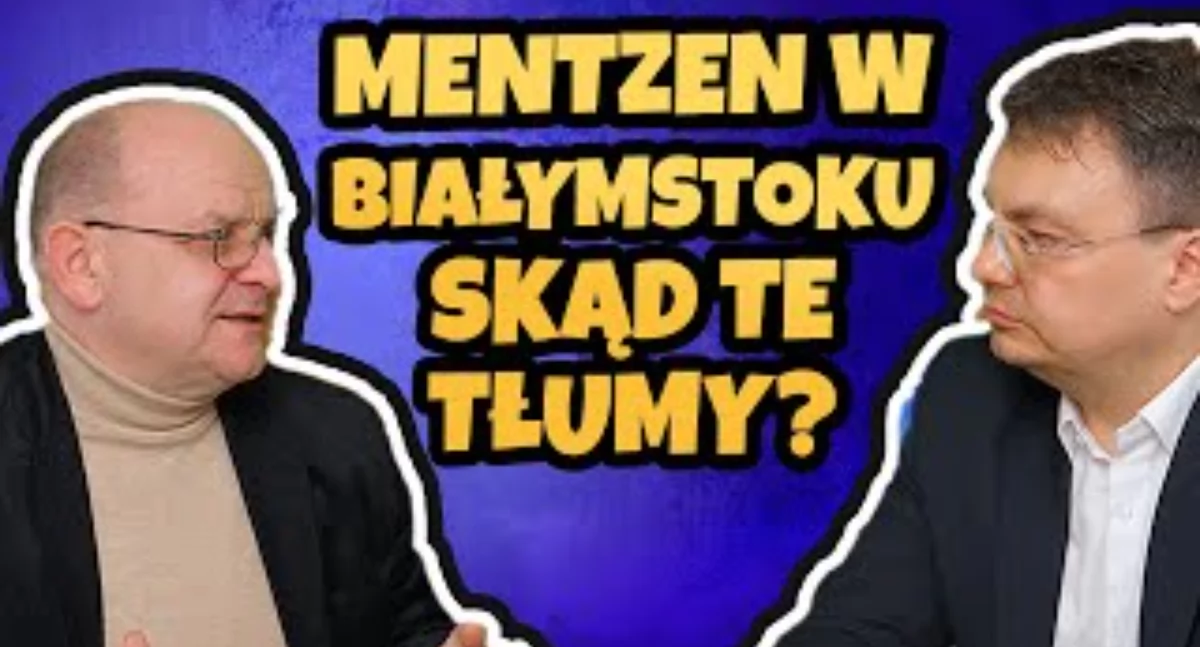 Mentzen w Białymstoku! Skąd te tłumy? Kandydat Konfederacji na prezydenta odpowiada (WIDEO)