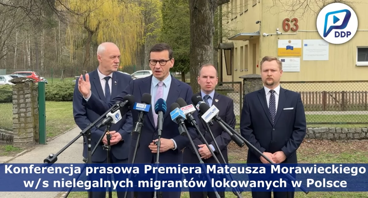 Morawiecki w Czerwonym Borze: Nielegalni straszą Podlasie