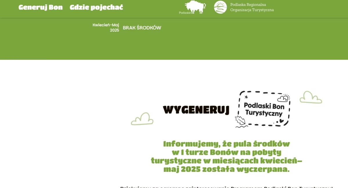 Podlaski Bon Turystyczny czyli historia zapowiedzianego skandalu! (WIDEO)
