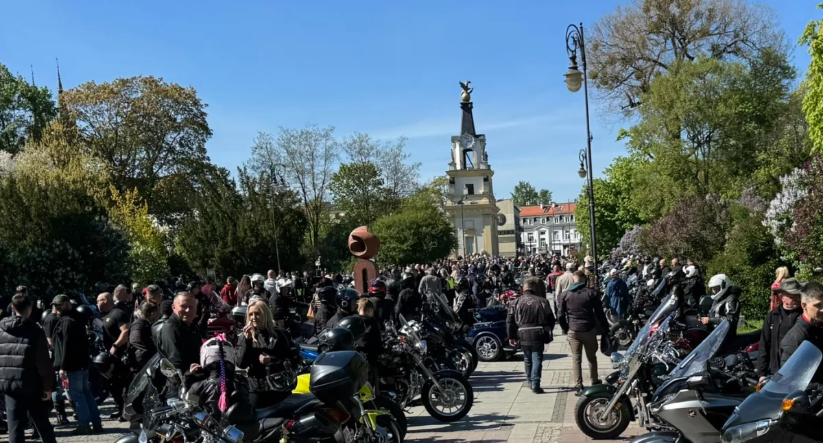 Motocyklowe powitanie sezonu w Białymstoku 