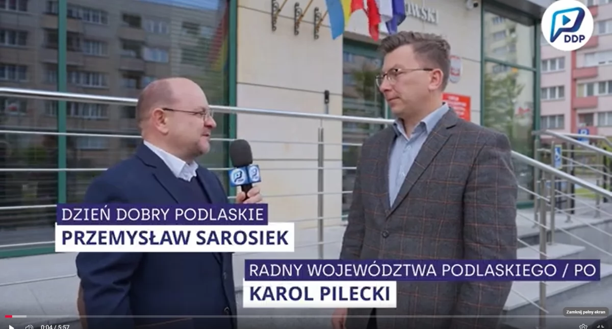 Karol Pilecki: Jest kwestia otwarcia przejścia granicznego z Białorusią w podlaskiem! (WIDEO)