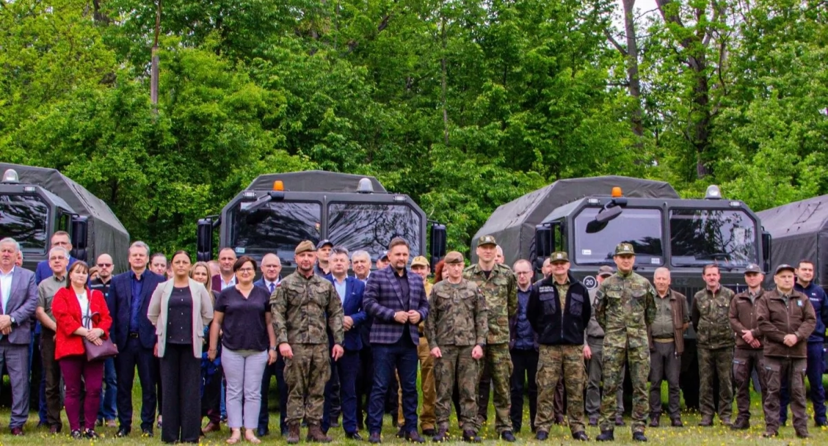 Parasol dla samorządowców w Hajnówce 