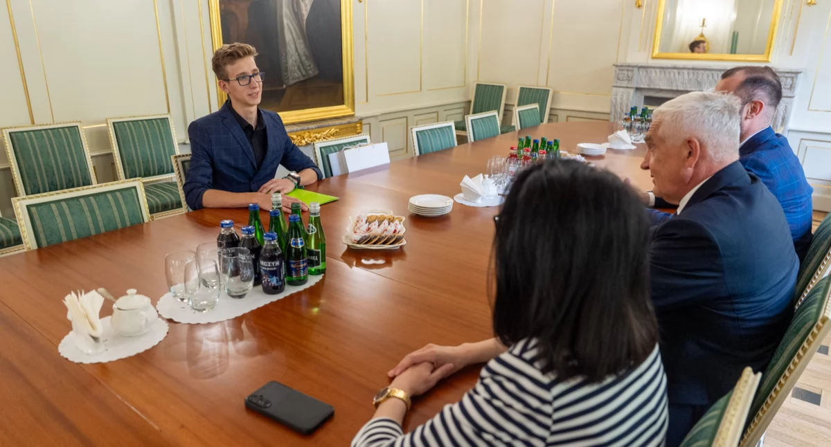 Białostocki uczeń Jakub Klimiuk to wspaniały lider. Otrzymał tytuł 
