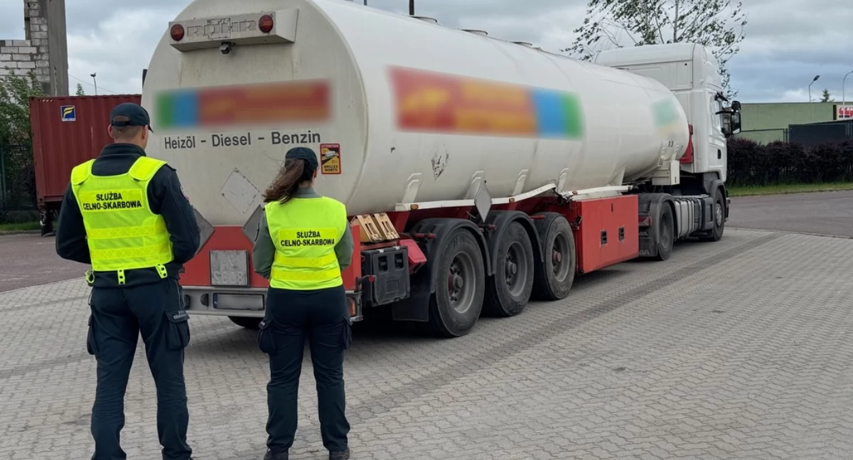 Przemyt nielegalnego paliwa. W cysternie 32 tysiące litrów