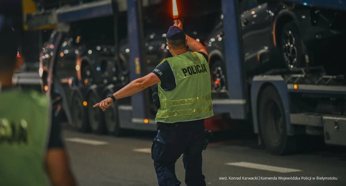W województwie podlaskim ruszyły kontrole na granicy z Litwą. Policja w akcji! 