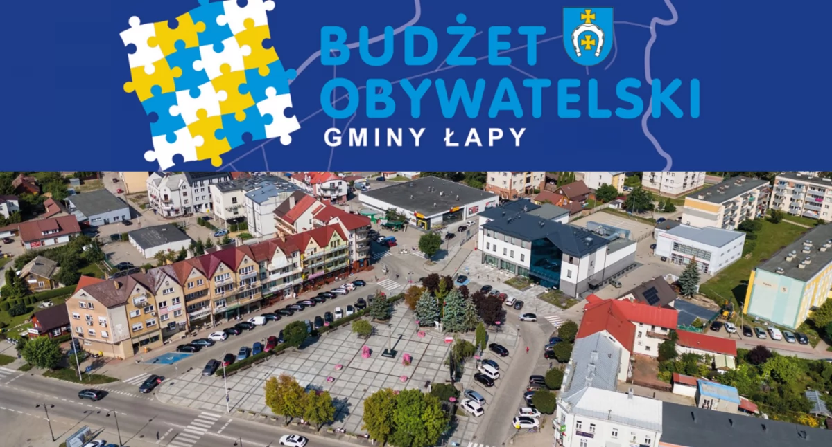 Łapy: Ruszyło głosowanie na zadania w ramach Budżetu Obywatelskiego na 2026 rok