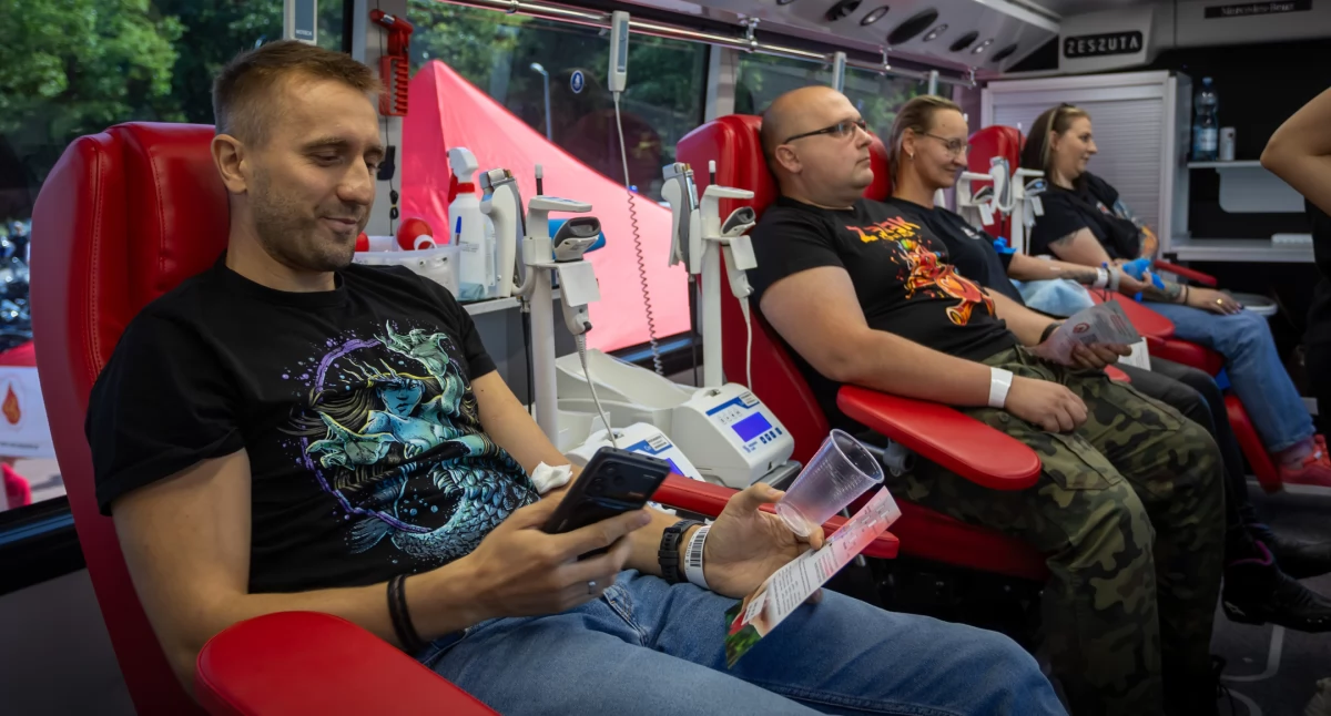 Życiodajna krew motocyklistów