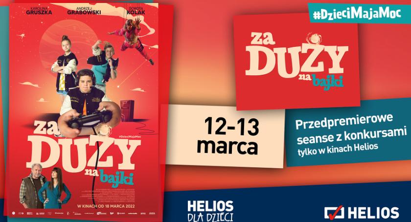 "Za duży na bajki": przedpremierowe seanse z konkursami 12-13 marca