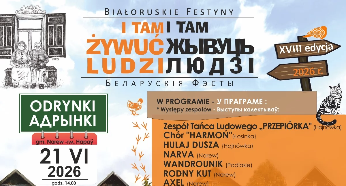 Białoruska kultura wraca w teren. Rusza 18. edycja kultowego cyklu festynów!