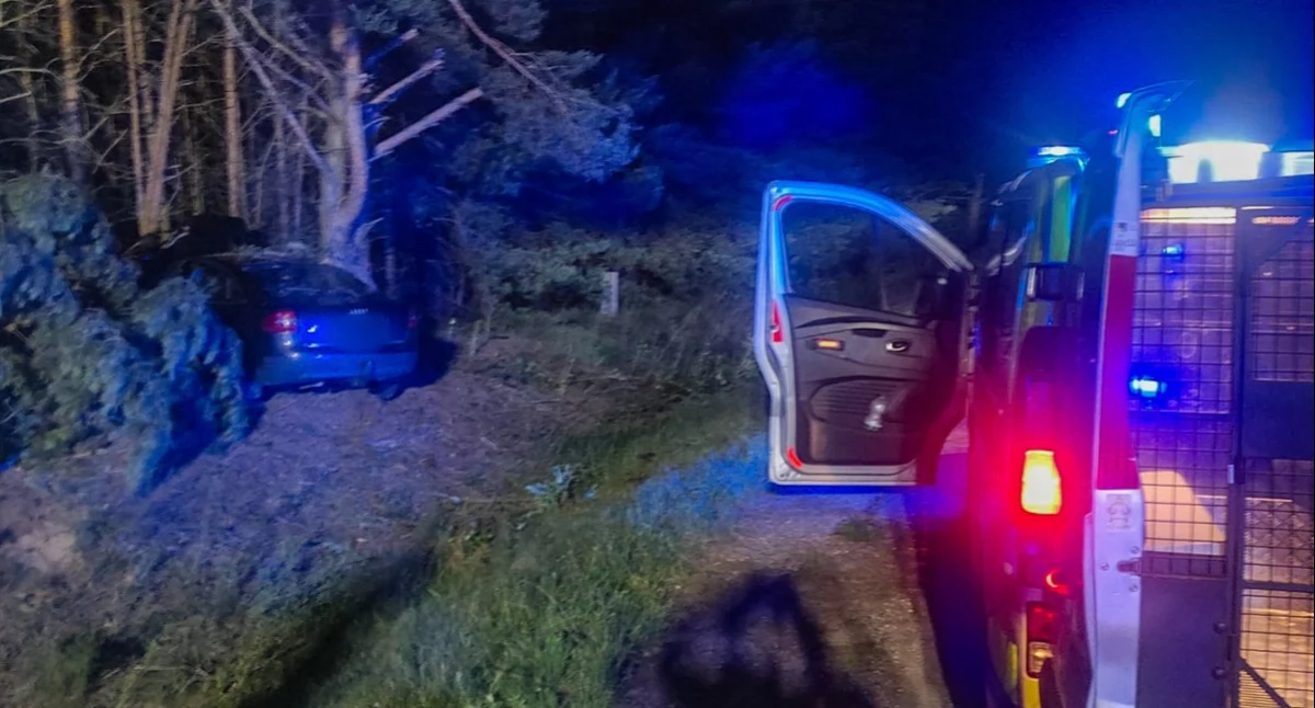 Tragedia na drodze Łapy – Uhowo. Nie żyje 39-letni motocyklista