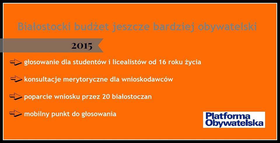 Jeszcze bardziej obywatelski budżet obywatelski
