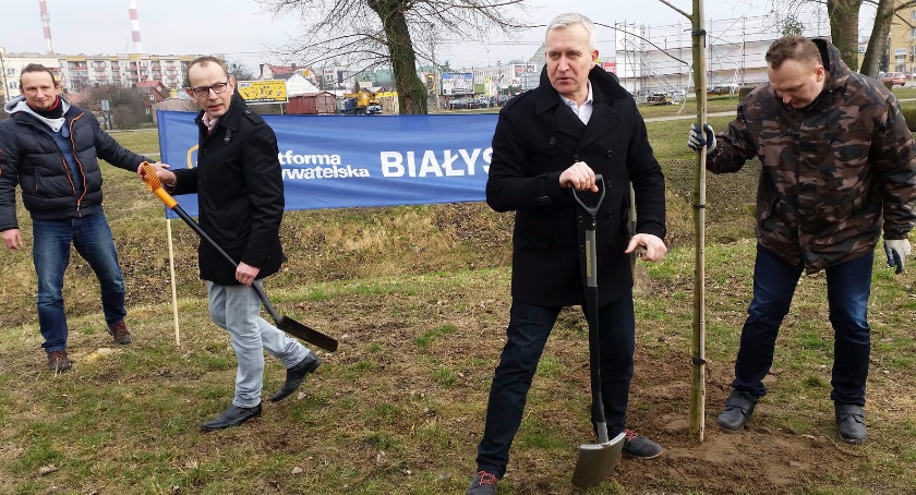 Politycy Platformy posadzili siedem drzew [ZDJĘCIA]