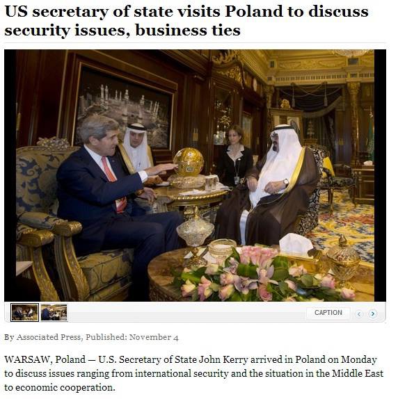 Sekretarz stanu USA spotkał się z polskimi szejkami