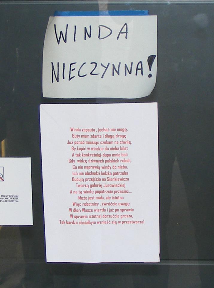 Windą do nieba? Nie w Białymstoku