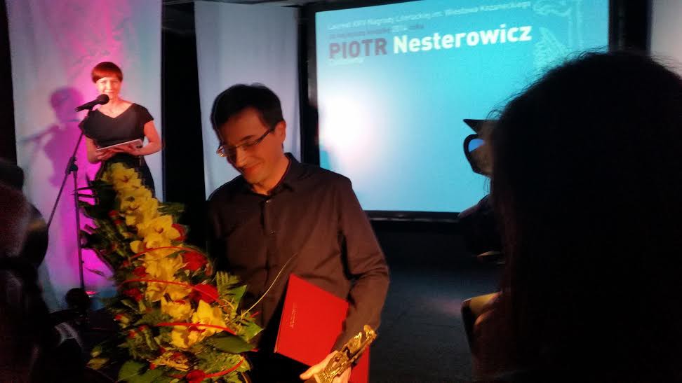 Piotr Nesterowicz laureatem XXIV Nagrody Literackiej im. W. Kazaneckiego