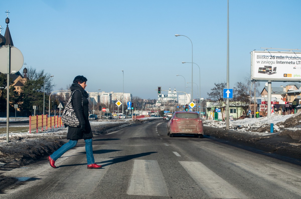 Piesi chodzą jak chcą