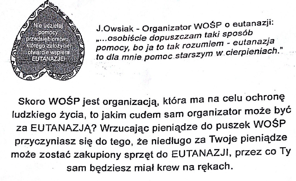 Chcą zepsuć Orkiestrę?