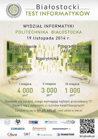 Test Informatyki na Politechnice Białostockiej